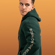 Load image into Gallery viewer, Pirate Paradise Fleece Hoodie - Evergreen
