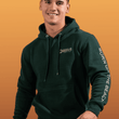Load image into Gallery viewer, Pirate Paradise Fleece Hoodie - Evergreen