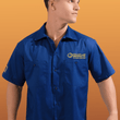 Load image into Gallery viewer, Drop Logo Brewer's Shirt - Royal Blue