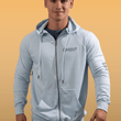 Load image into Gallery viewer, Ocean Lab Full Zip Hoodie - Arctic Blue