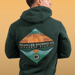 Load image into Gallery viewer, Ocean Sunset Fleece Hoodie