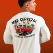 Load image into Gallery viewer, MAS CERVEZA! Rashguard - White