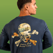 Load image into Gallery viewer, Pirate Paradise Rashguard - Storm Blue Black