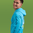 Load image into Gallery viewer, IPA Chilling Shark Hoodie - Island Blue