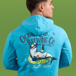 Load image into Gallery viewer, IPA Chilling Shark Hoodie - Island Blue