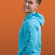 Load image into Gallery viewer, Ocean Lab Surfer's Hoodie - Island Blue
