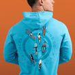 Load image into Gallery viewer, Ocean Lab Surfer's Hoodie - Island Blue