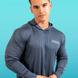 Load image into Gallery viewer, Helmet Hooded Rashguard - Storm Blue Black