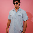 Load image into Gallery viewer, Fishing Shirt - Light Blue