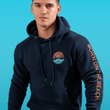 Load image into Gallery viewer, Ocean Sunset Fleece Hoodie