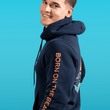 Load image into Gallery viewer, Ocean Sunset Fleece Hoodie