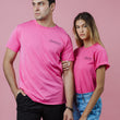 Load image into Gallery viewer, Flowers & Lines Turtle Short Sleeve T-Shirt -Azalea