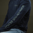 Load image into Gallery viewer, Helmet Long Sleeve T-Shirt- Heather Navy