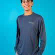 Load image into Gallery viewer, Helmet Rashguard - Storm Blue Black