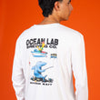 Load image into Gallery viewer, Beware Of Sharks Rashguard - White