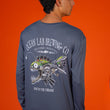 Load image into Gallery viewer, Bad to the Chrome Rashguard - Storm Blue Black*