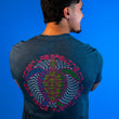 Load image into Gallery viewer, Retro Turtle Short Sleeve T-Shirt - Heather Blue