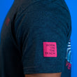 Load image into Gallery viewer, Retro Turtle Short Sleeve T-Shirt - Heather Blue