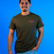 Load image into Gallery viewer, Retro Turtle Short Sleeve T-Shirt - Army Green