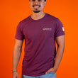 Load image into Gallery viewer, Tropical Surf Short Sleeve T-Shirt - Berry