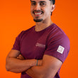 Load image into Gallery viewer, Tropical Surf Short Sleeve T-Shirt - Berry