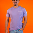 Load image into Gallery viewer, Tropical Surf Short Sleeve T-Shirt - Alpine Aster