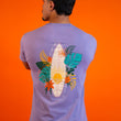 Load image into Gallery viewer, Tropical Surf Short Sleeve T-Shirt - Alpine Aster