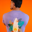 Load image into Gallery viewer, Tropical Surf Short Sleeve T-Shirt - Alpine Aster