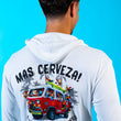 Load image into Gallery viewer, MAS CERVEZA! Hooded Rashguard