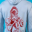 Load image into Gallery viewer, Diver Octopus Hooded Rashguard