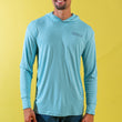 Load image into Gallery viewer, IPA Chilling Shark Hooded Rashguard - Ocean Mist*