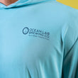 Load image into Gallery viewer, IPA Chilling Shark Hooded Rashguard - Ocean Mist*
