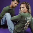 Load image into Gallery viewer, Ocean Bound Long Sleeve T-Shirt - Heather Forest