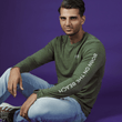Load image into Gallery viewer, Ocean Bound Long Sleeve T-Shirt - Heather Forest