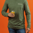 Load image into Gallery viewer, Pirate Paradise Long Sleeve T-Shirt- Heather Forest