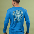 Load image into Gallery viewer, Hoptopus Long Sleeve T-Shirt- Heather Royal