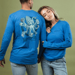 Load image into Gallery viewer, Hoptopus Long Sleeve T-Shirt- Heather Royal