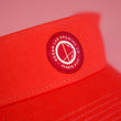 Load image into Gallery viewer, Red Logo Patch Visor - Orange