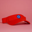 Load image into Gallery viewer, Blue Logo Patch Visor - Orange