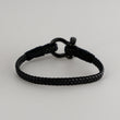 Load image into Gallery viewer, Braided Leather Shackle Bracelet