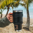 Load image into Gallery viewer, Tumbler Set 30oz - Black & Coral