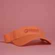Load image into Gallery viewer, Embroidered Logo Visor - Coral