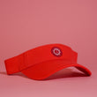 Load image into Gallery viewer, Red Logo Patch Visor - Orange