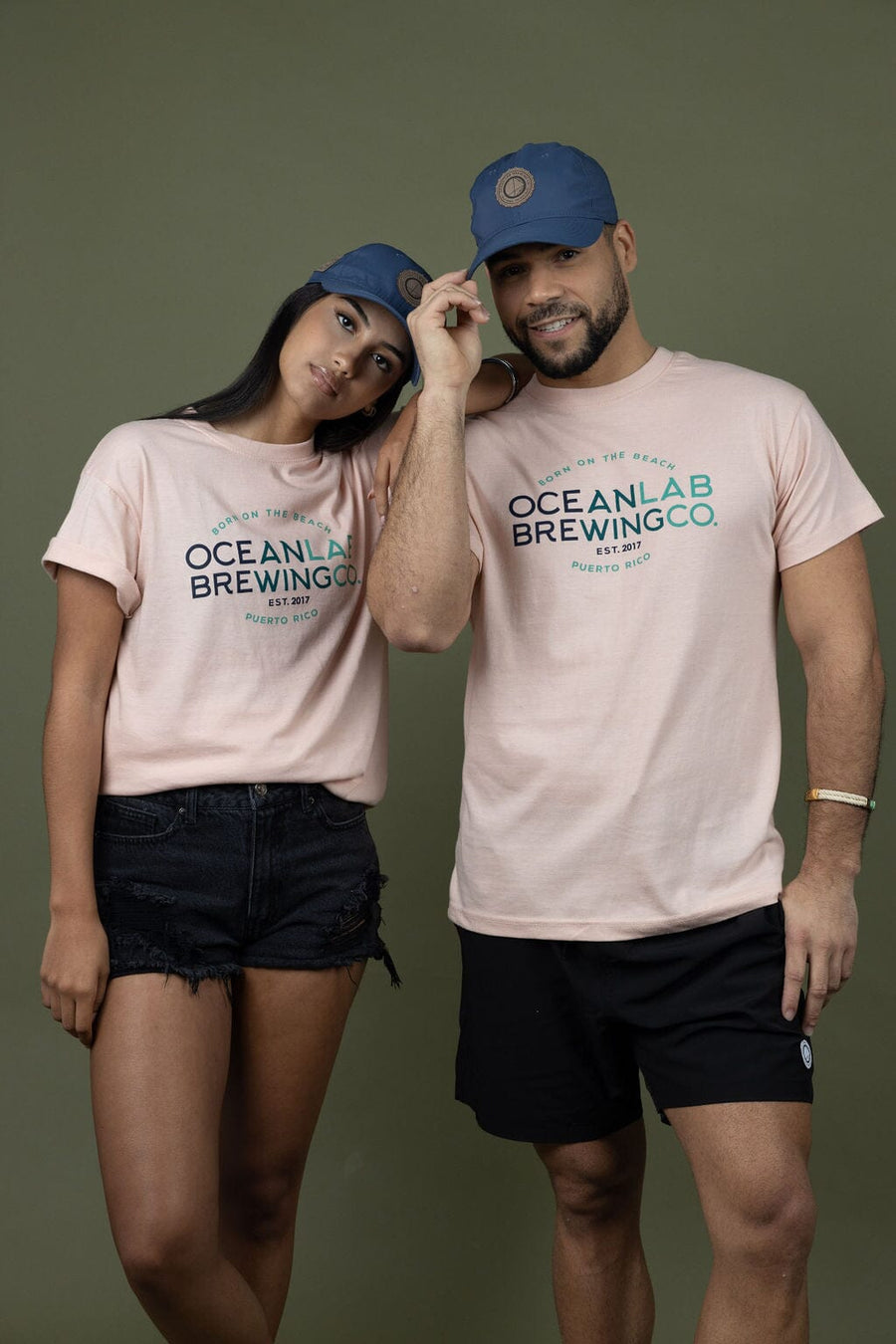 Ocean Lab Organic T-Shirt - Cameo Pink