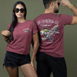 Load image into Gallery viewer, Bad To The Chrome Short Sleeve T-Shirt - Heather Burgundy