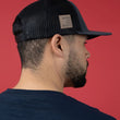 Load image into Gallery viewer, Flat Bill Trucker Cap - Black
