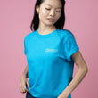 Load image into Gallery viewer, Ride The Wave Short Sleeve T-Shirt - Heather Turquoise