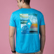 Load image into Gallery viewer, Ride The Wave Short Sleeve T-Shirt - Heather Turquoise