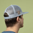 Load image into Gallery viewer, Flat Bill Trucker Cap - Grey