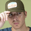 Load image into Gallery viewer, Wave Sunrise Structure Cap - Olive
